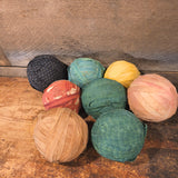 Old Primitive Rag Balls (8)
