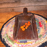 Antique Primitive Wooden Gran Scoop 11"