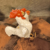 Antique German Putz or Elastolin-Style toy Chickens