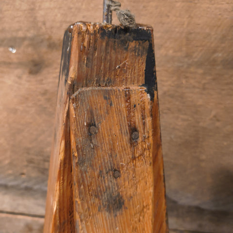 Primitive Make-Do Candle Holder