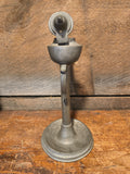 ANTIQUE PEWTER OIL LAMP CHAMBER LAMP GERMAN
