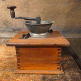 Antique Fooden Counter Top Coffee Grinder