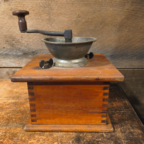 Antique Fooden Counter Top Coffee Grinder