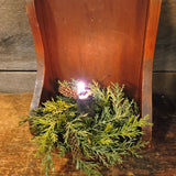 Primitive Wooden Candle Box