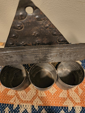 Antique Early Tin Spice Holder