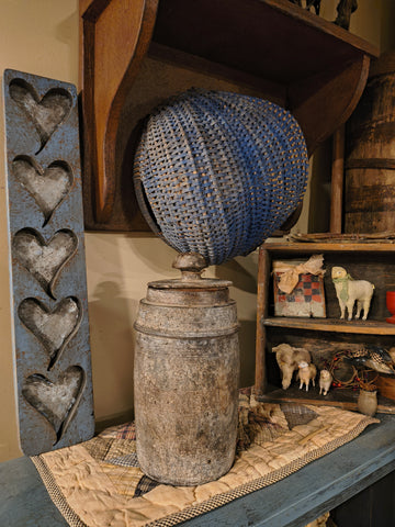 Antique Wooden Water Vessel