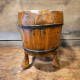 RARE Antique Chinese Foot Binding Soaking Wood BASIN