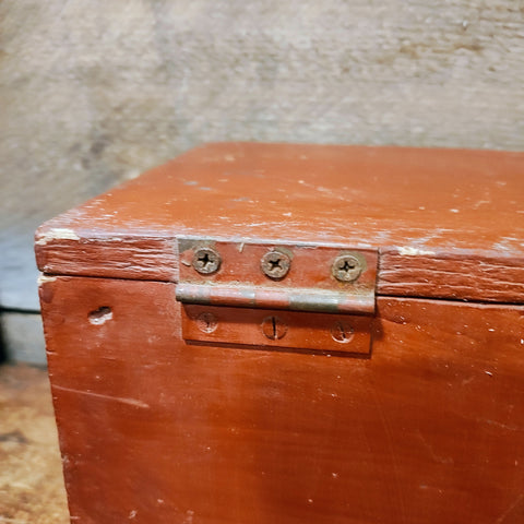 Antique Wooden Keepsakes Box