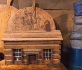 Primited Folk Art Log Cabin
