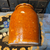 Antique American Redware Preserves Crock