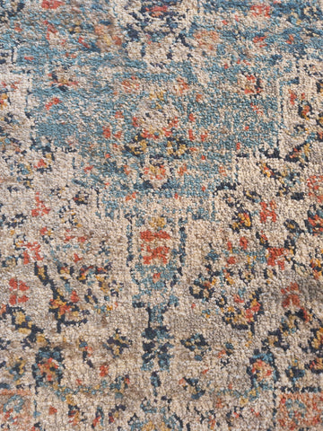 PEIMITIVE TURKISH OUSHAK  AREA RUG 2.5x6 Ft BOHEMIAN RUG