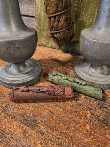 Primitive faux Tallow Candles 4"