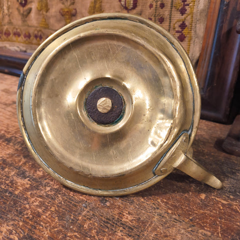 Antique Brass Chambers Candlestick