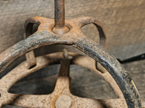 Antique wrought iron game hook
