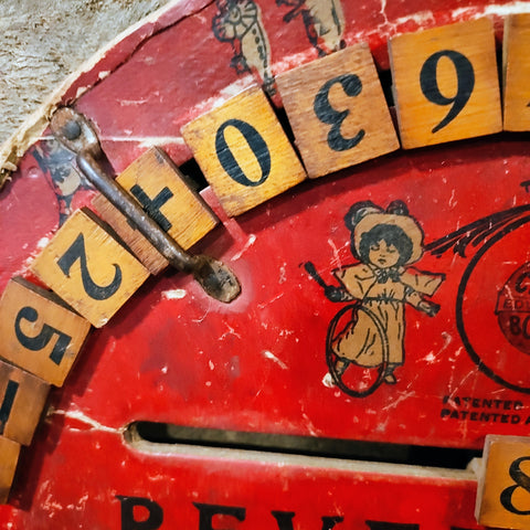 Antique 1912 Reversible Education Board