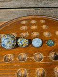 Antique Green Bennington Marbles (4)