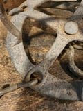 Antique wrought iron game hook