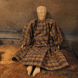 Vintage Handmade Primitive Folk Art Doll