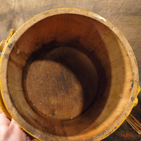 Antique Primitive Wooden Firkin