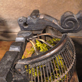 Antique Wooden Bird Cage