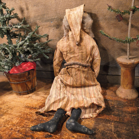 Primitive Handmade Santa