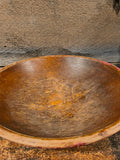 Antique out of round Wooden Bowl