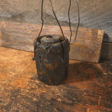 Primitive Wooden Hanging Candle Holder 2" x 3.5"