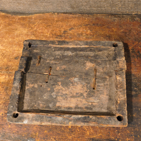 Antique wooden Plate 8"