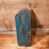 Antique Original Blue Painted Scoop