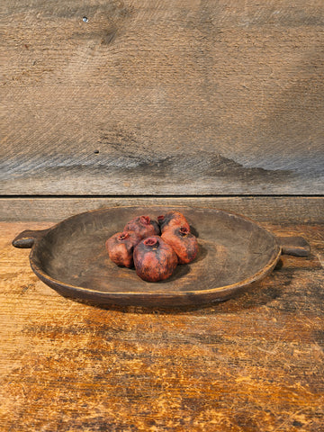 Primitive Vintage Wooden Trencher