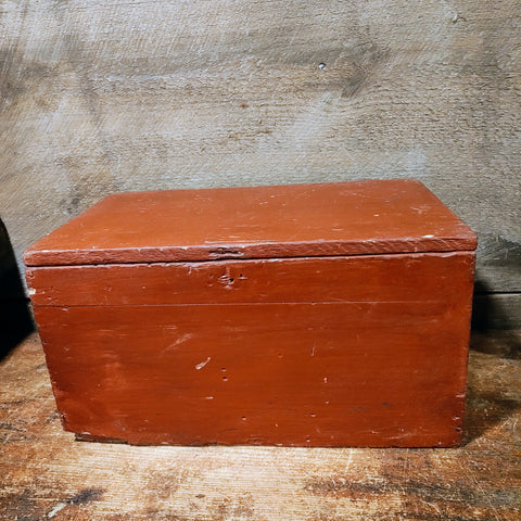 Antique Wooden Keepsakes Box