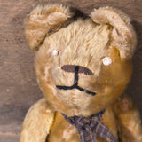 Antique Primitives Straw-Stuffed Mohair Teddy Bear