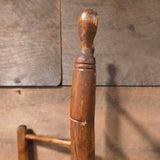 Antique Ladder Back Chair w/ Rush Seat