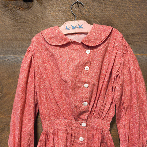 Vintage Young Girls Victorian Dress