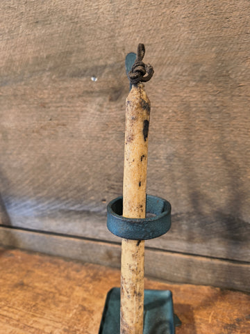 Primitive Metal Candle Holder
