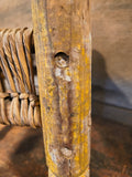 Antique Primitive Child Size Rush Chair.