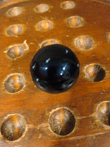 Antique David P Salazar Moon & Stars Handmade Marble