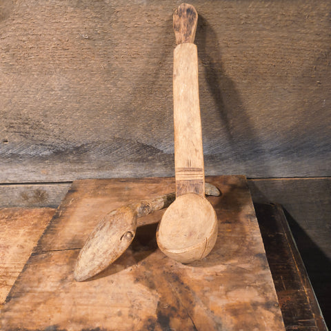Antique Primitive Wooden Spoons
