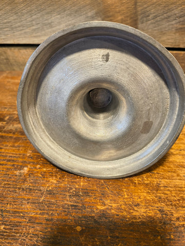 ANTIQUE PEWTER OIL LAMP CHAMBER LAMP GERMAN