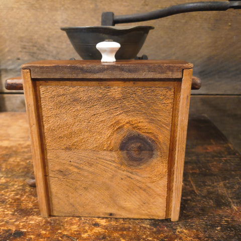 Antique Fooden Counter Top Coffee Grinder