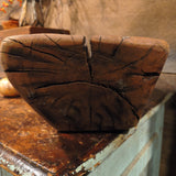 Antique Primitive Wooden Hand Carved Trencher Bowl