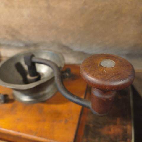 Antique Fooden Counter Top Coffee Grinder