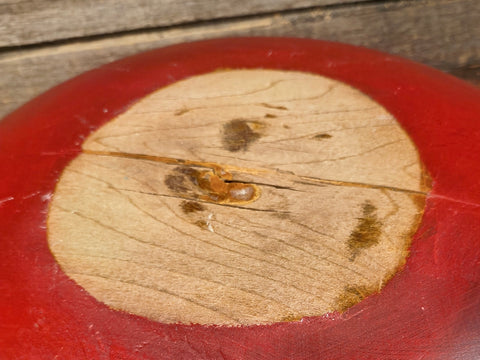 Antique out of round Wooden Bowl