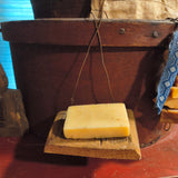 Primitive Wooden Soap Holder w/ Soap