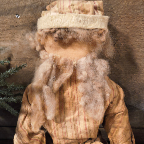Primitive Handmade Santa