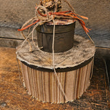 Primitive Fabric Cardboard Fall Shelf Sitter