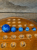 Antique Blue Bennington Marbles (5)