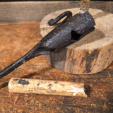 Antique Wrought Iron Candle Holder