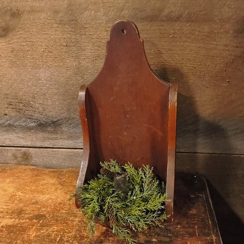 Primitive Wooden Candle Box