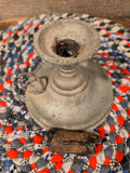 Antique Tin Candle Holder